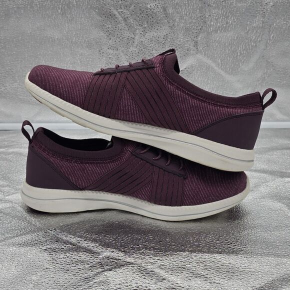 Skechers Flex City Pro Slip On Memory Foam Air Cooled Sneakers Burgundy Size 9 - Picture 6 of 9